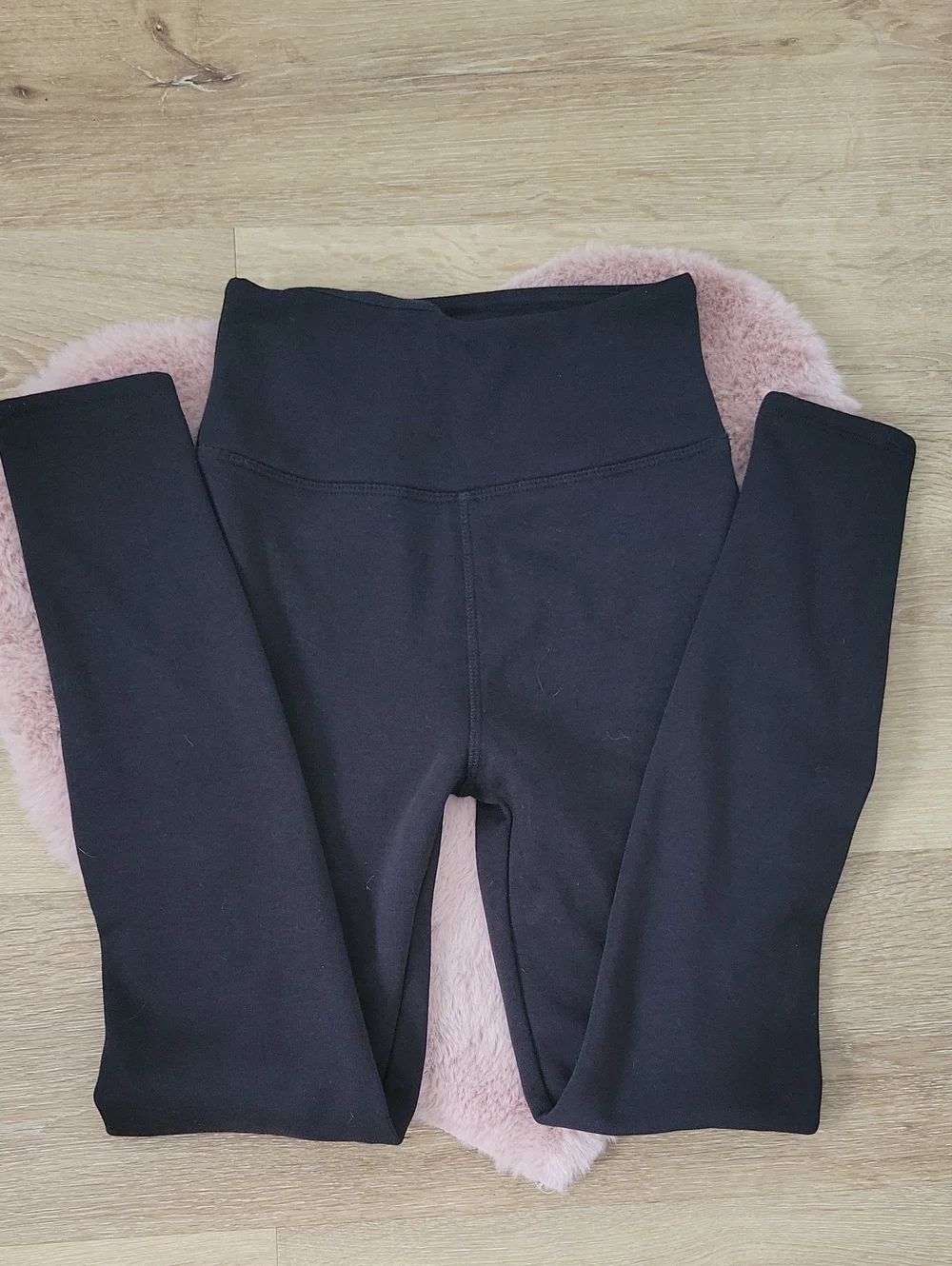 Tuff Athletics Kids Black High-Waist Leggings